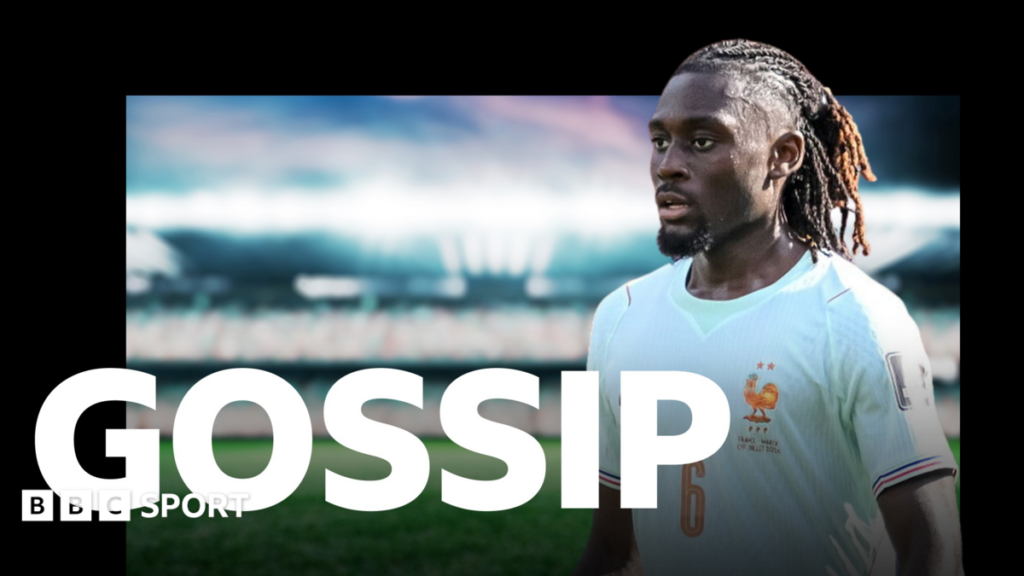 Football gossip: Kone, Adarabioyo, Savinho, Marmoush, Kane, Catamo Aston Villa defender Ezri Konsa holding the Europa League trophy