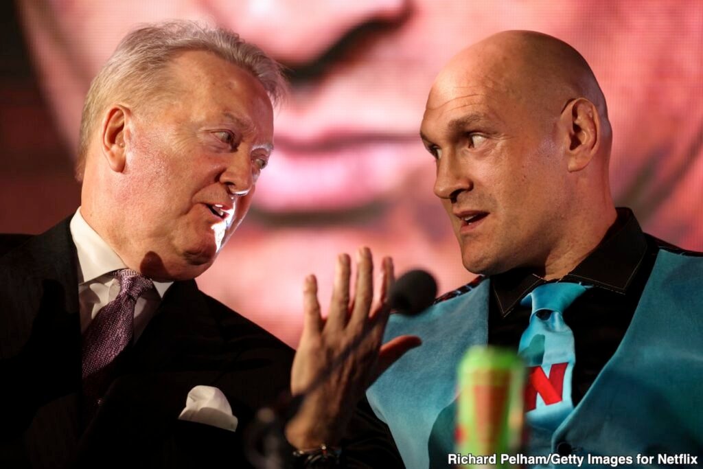 Frank Warren Expects Fury-Joshua Fight In America Image: Frank Warren Expects Fury-Joshua Fight in America
