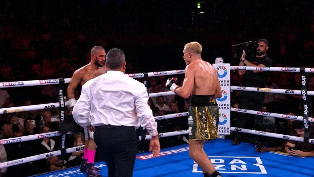 Image: George Liddard Stops Dario Morello After Eight Rounds