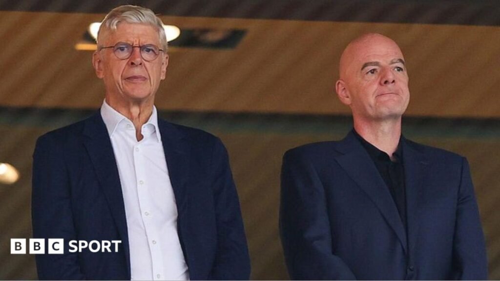 Gianni Infantino latest: Arsene Wenger says Fifa investment plan had to be scrapped Arsene Wenger looks on during the FIFA World Cup 2026 Semi Final match between France and Spain