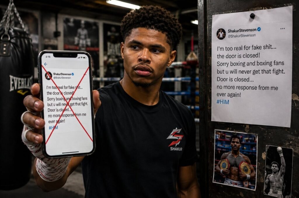 Shakur Stevenson Closes Door On Devin Haney Fight: "I Won