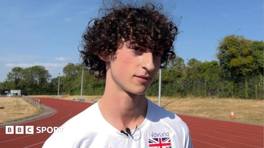 James Arminio: Gloucester sprinter racing for Great Britain two years after taking up sport James Arminio standing on an athletics track