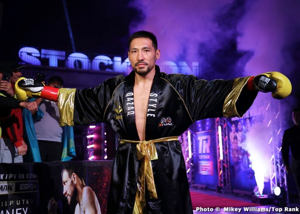 Image: Janibek Wants Sheeraz Belt For Canelo Fight