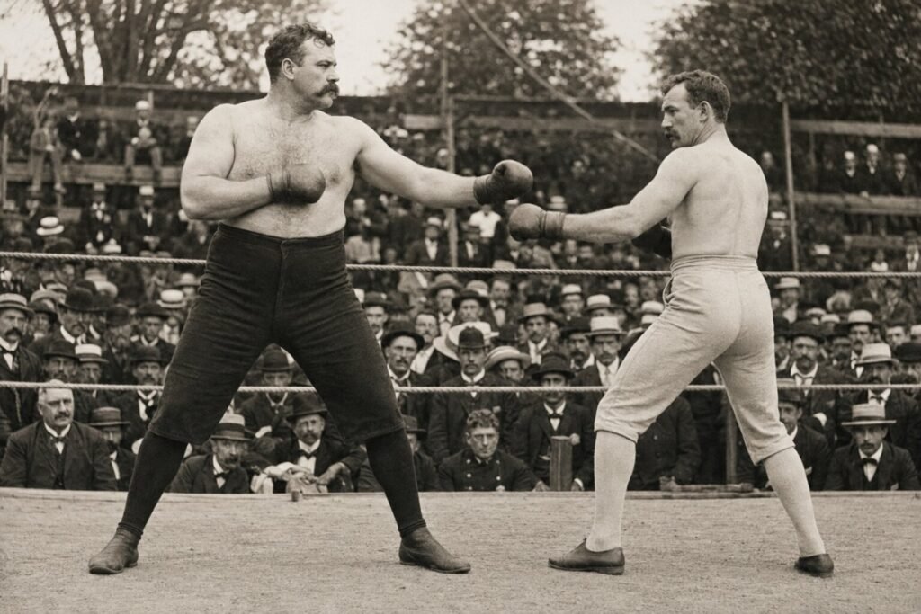 Image: John L. Sullivan Wins Disputed Title From Dominick McCaffrey