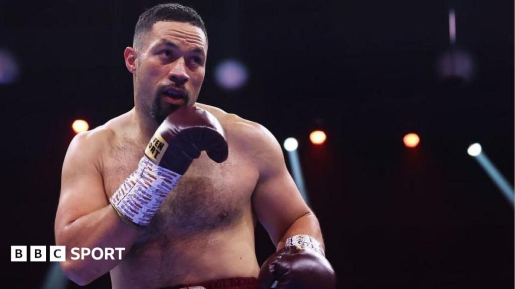 Joseph Parker in a boxing stance