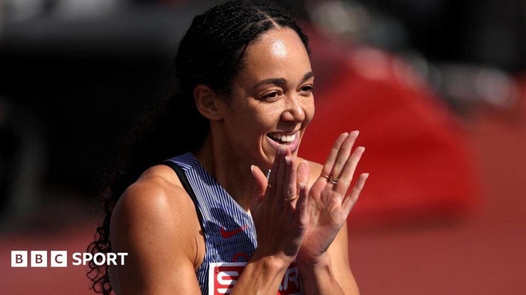 Katarina Johnson-Thompson: British heptathlete still has hunger to compete at top Katarina Johnson-Thompson applauds the crowd at the European Athletics Championships in Birmingham