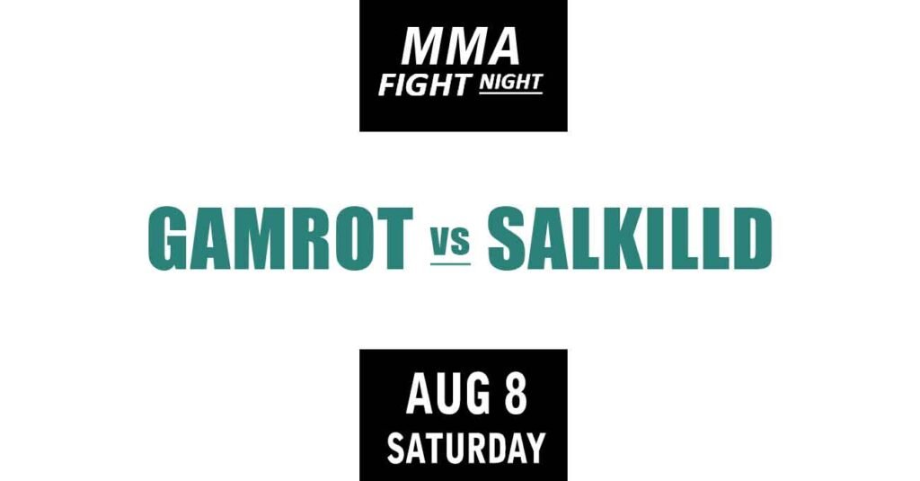 Mateusz Gamrot vs Salkilld full fight video Ufc Vegas 120 highlights Mateusz Gamrot vs Quillan Salkilld full fight video UFC Vegas 120 poster by ATBF