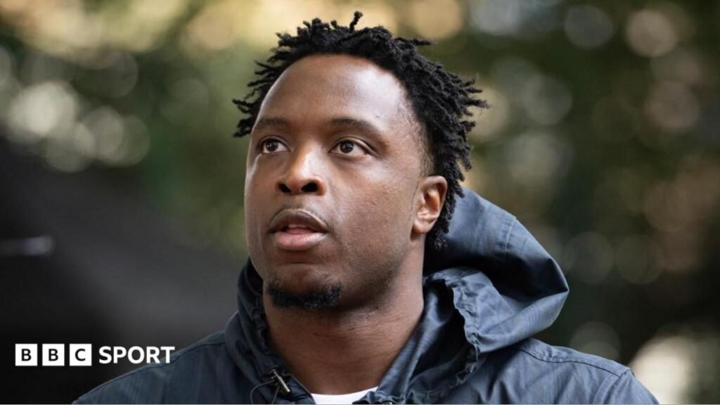 OG Anunoby looks on