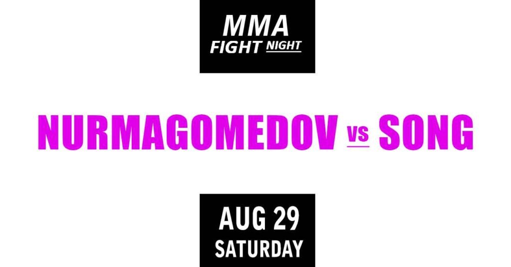 Umar Nurmagomedov vs Yadong Song full fight video UFC Fight Night 286 poster by ATBF