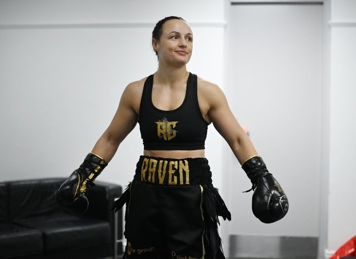 Raven Chapman back in the UK after suffering brain bleed in Denmark BoxingScene Logo
