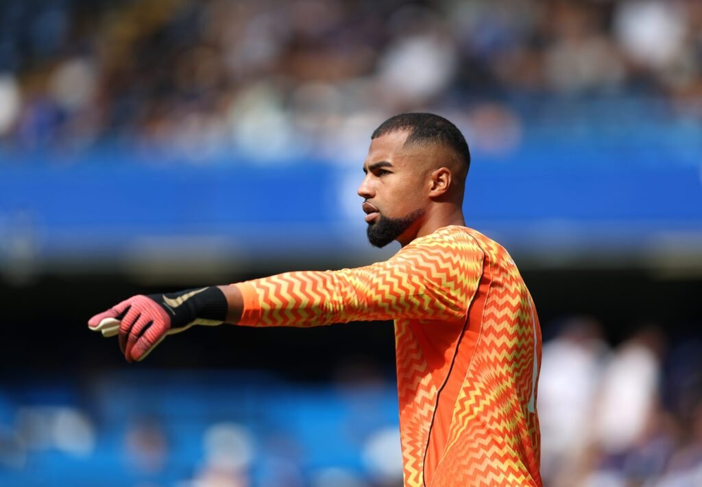 Romano says Como exploring signing unwanted Chelsea player Robert Sanchez of Chelsea reacts during the pre-season friendly match between Chelsea and Real Sociedad