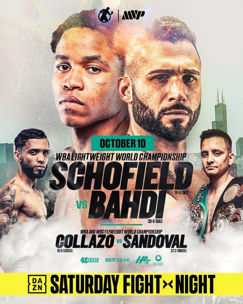 Sandoval vs. Collazo Joins Schofield vs. Bahdi With Bigger Stakes