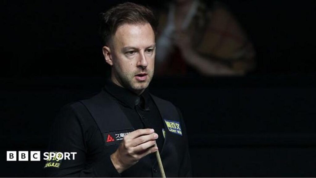 Shanghai Masters: Judd Trump beats Wu Yize 10-6 in semi-finals Judd Trump looks on during his semi-final win over Wu Yize at the 2026 Shanghai Masters