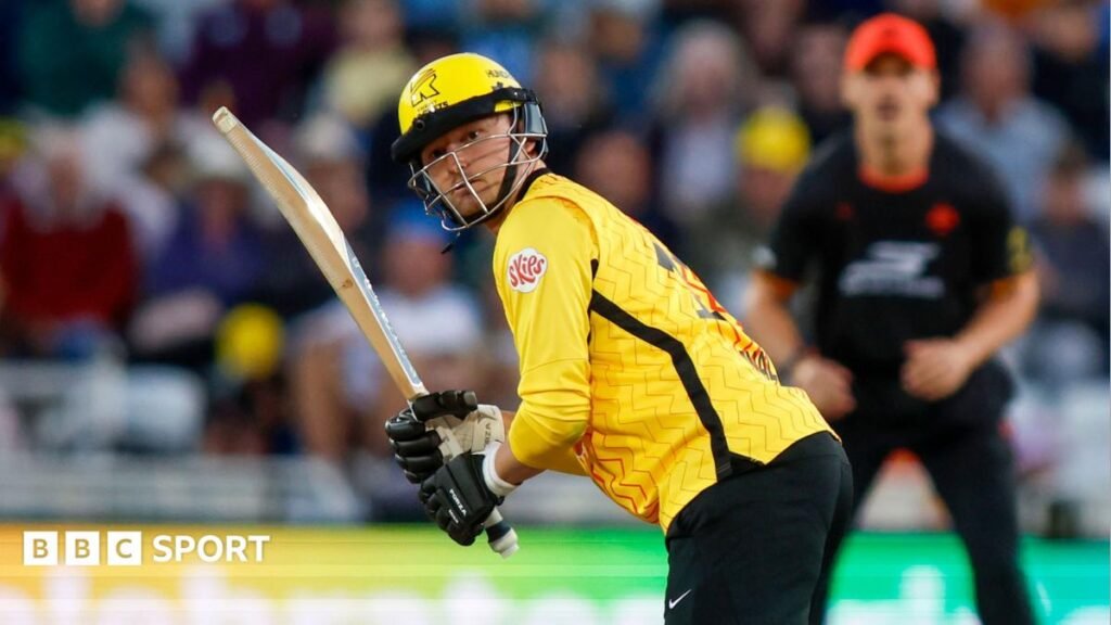 The Hundred final: Trent Rockets’ Aneurin Donald flies Welsh flag at Lord’s Aneurin Donald batting for Trent Rockets