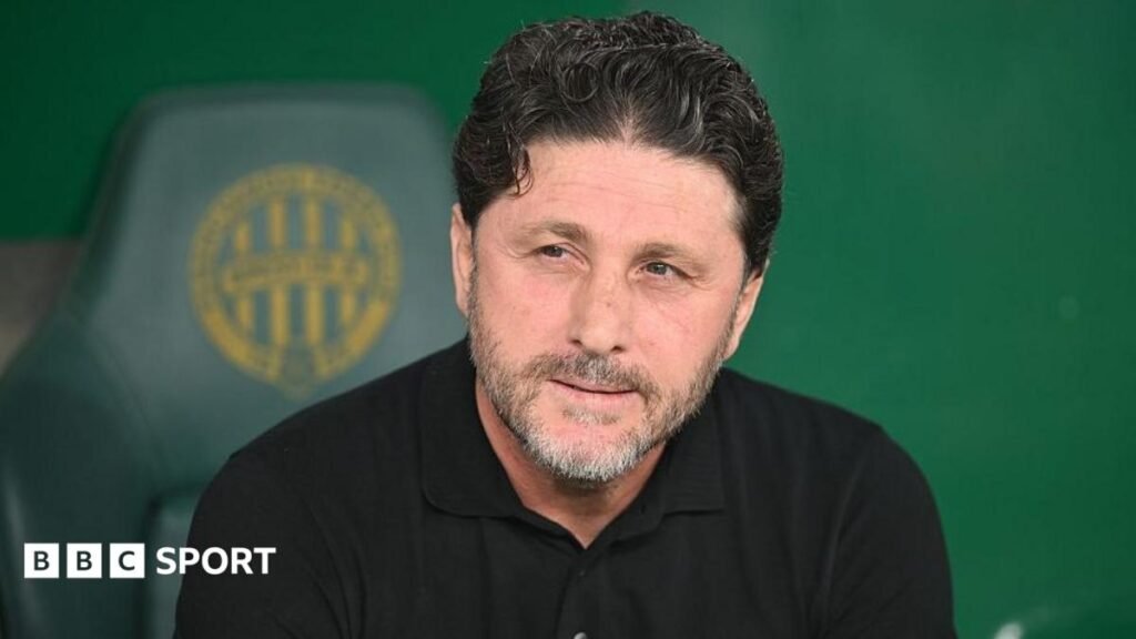 Trabzonspor head coach Fatih Tekke