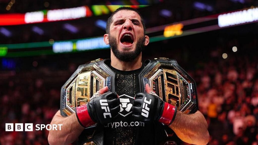 UFC 330: Islam Makhachev beats Ian Machado Garry to break UFC win record Islam Makhachev celebrates beating Ian Machado Garry