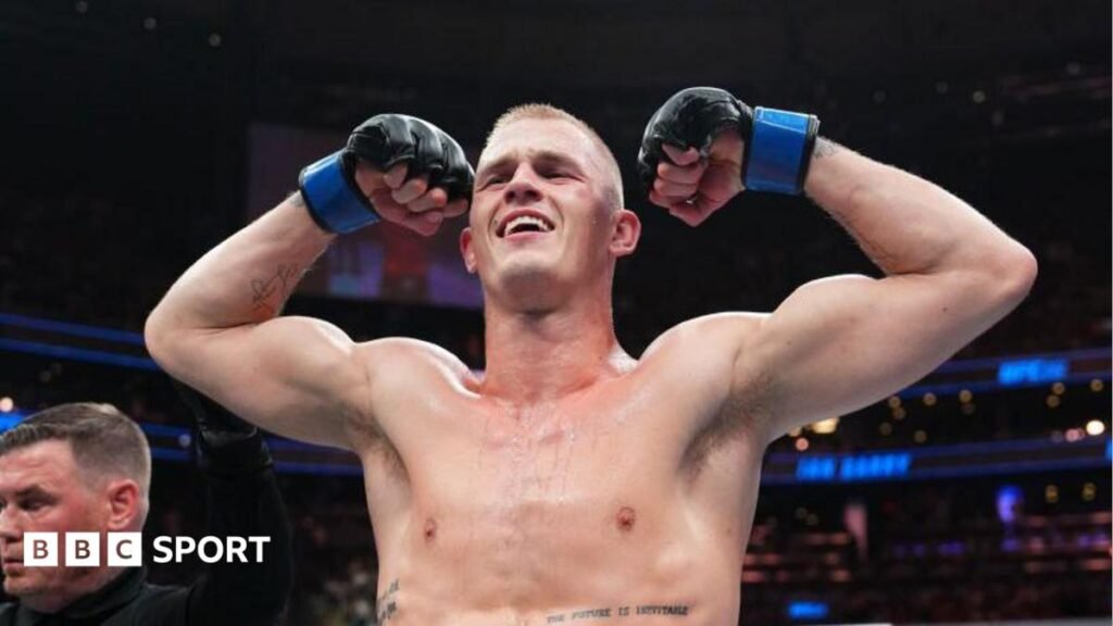UFC 330: Islam Makhachev vs Ian Machado Garry – how a vegan diet changed Machado Garry’s career Ian Machado Garry celebrates beating Neil Magny in 2023
