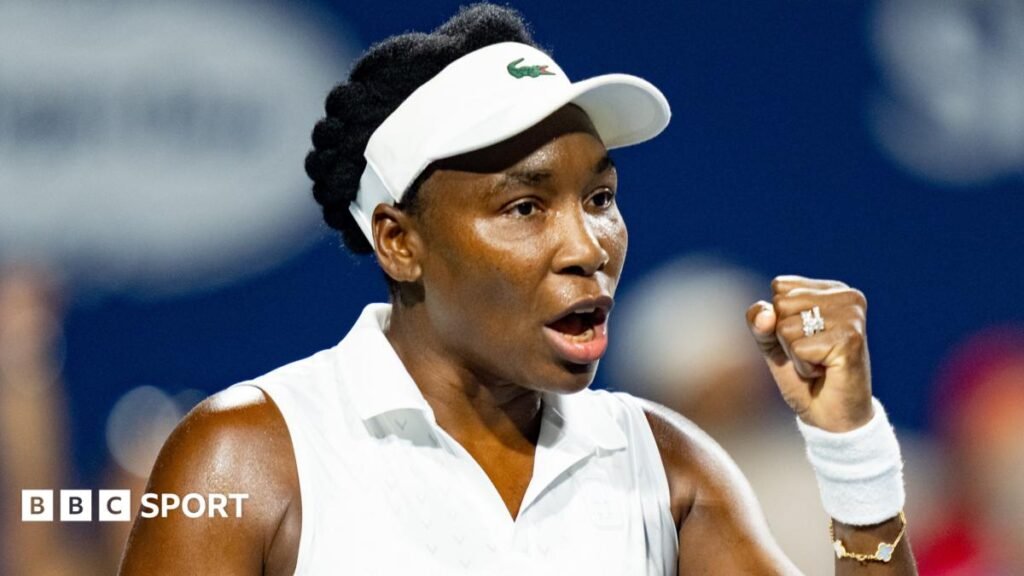 US Open 2026: Venus Williams, 46, given singles wildcard along with Sloane Stephens and Stan Wawrinka Venus Williams celebrates a point during her singles match at the Cincinnati Open