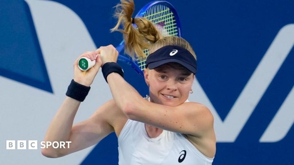 US Open 2026 qualifying results: Harriet Dart and Fran Jones win opening matches Harriet Dart plays a backhand