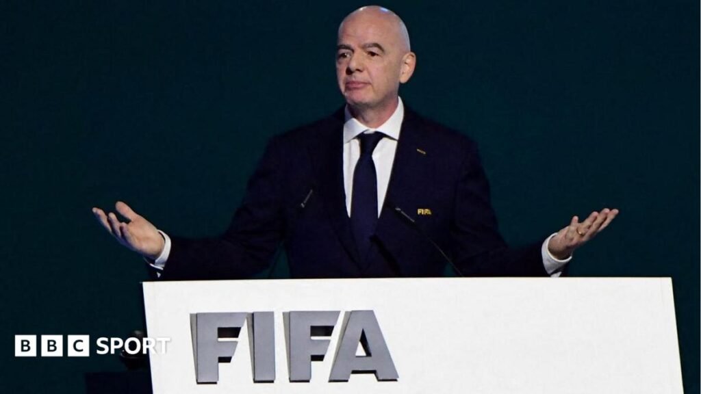 Uefa threatens Fifa with legal action over Gianni Infantino’s failed investment plan Gianni Infantino