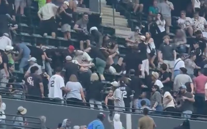 WWE-Style Dropkick Sparks Wild Upper Deck Brawl at White Sox Game WWE-Style Dropkick Sparks Wild Upper Deck Brawl at White Sox Game