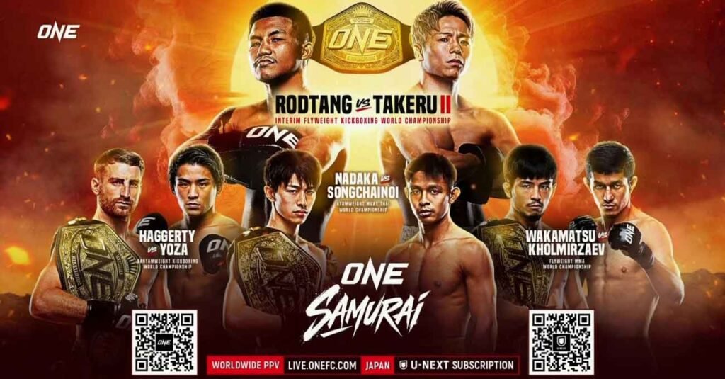 Yuya Wakamatsu vs Avazbek Kholmirzaev full fight video ONE Samurai 1 poster