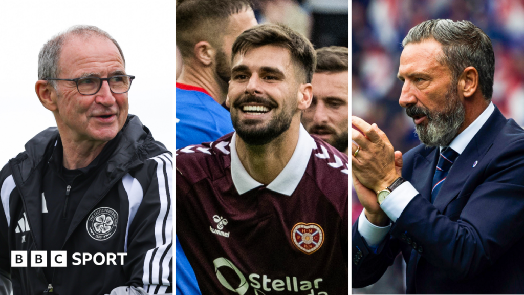 Martin O'Neill, Claudio Braga and Derek McInnes (L-R)
