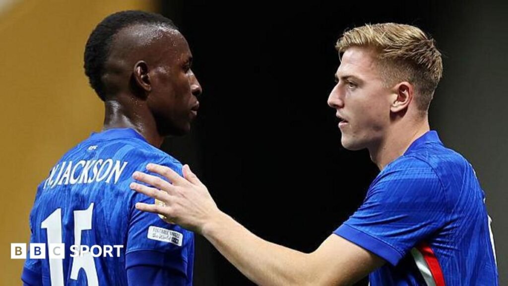 Chelsea strikers Nicolas Jackson and Liam Delap