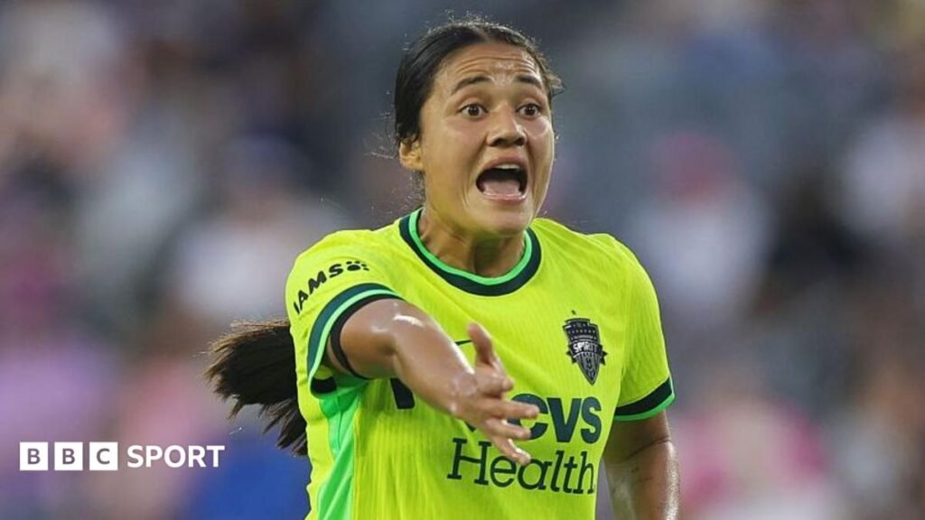 Women’s Super League: Manchester United close to deal for Rebeca Bernal Washington Spirit's Rebeca Bernal in action