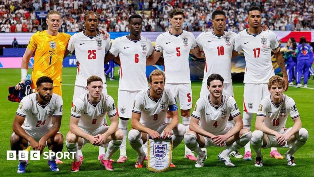 World Cup 2026: Racism suffered by England players on X amplified by algorithms – new report The England team lined-up before the World Cup semi-final against Argentina in July