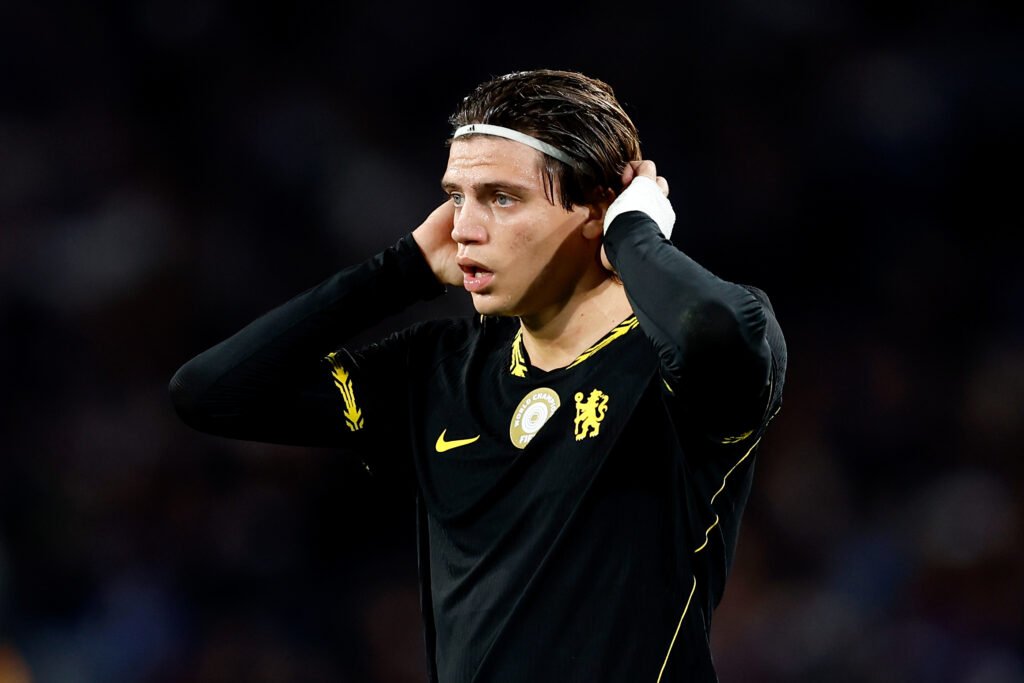Xabi Alonso praises “great impact” of summer signing Marco Palestra of Chelsea looks on during the Sydney Super Cup match between Chelsea FC and Tottenham