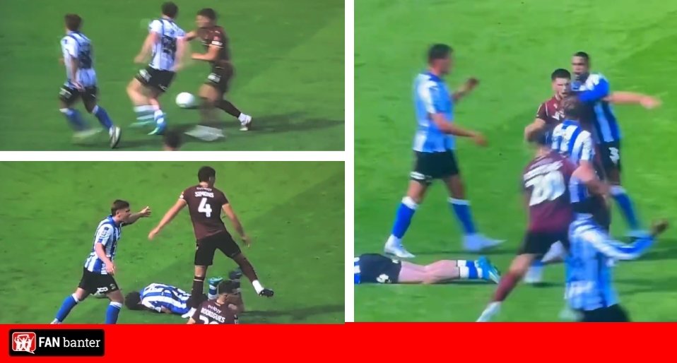 Xavier Simons sent off after hitting Harry Gray as Bolton crash out in defeat to Sheffield Wednesday Xavier Simons sent off after hitting Harry Gray as Bolton crash out in defeat to Sheffield Wednesday
