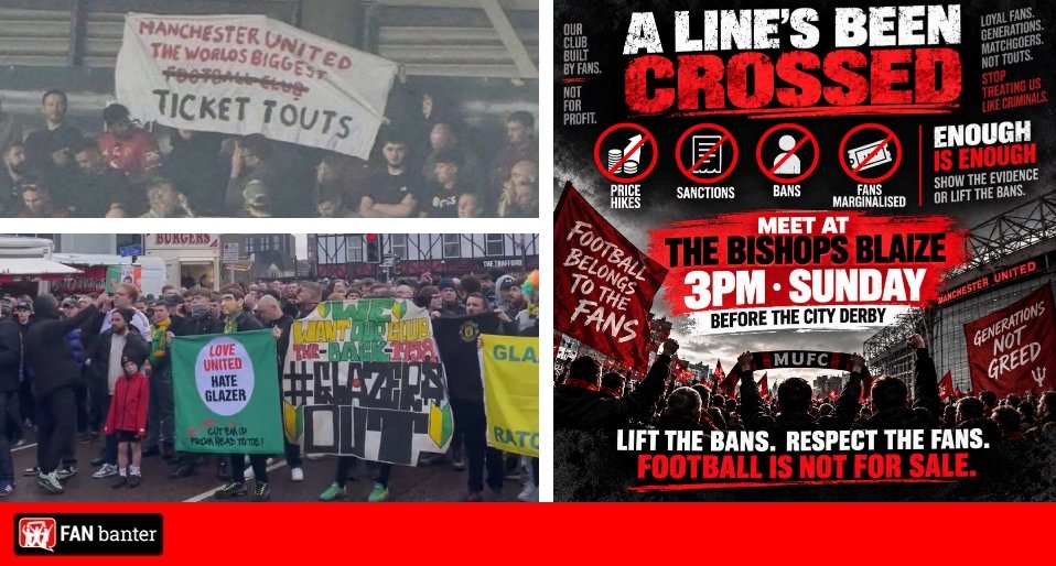 ‘A line has been crossed’ – Man Utd fans announce protest plans ahead of Manchester derby 'A line has been crossed’ - Man Utd fans announce protest plans ahead of Manchester derby