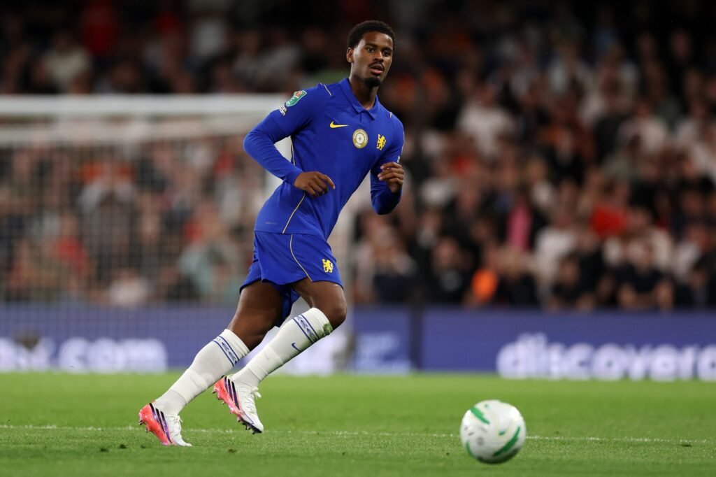 Alonso denies punishment sub for full back at fault for goal orrel Hato of Chelsea in action during the Carabao Cup