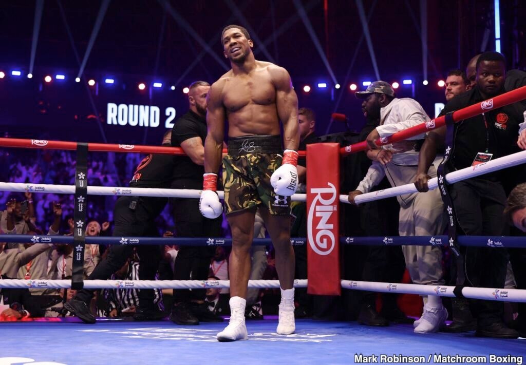 Image: Anthony Joshua Won’t Stay With Usyk For Fury Camp