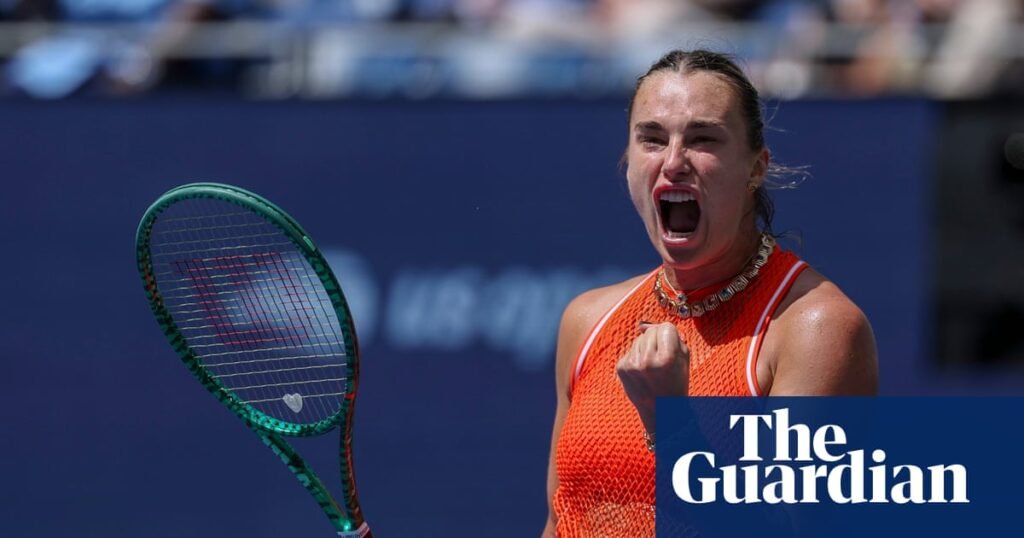 Aryna Sabalenka puts rough spell aside to open US Open title defence with victory | US Open Tennis 2026 Aryna Sabalenka puts rough spell aside to open US Open title defence with victory | US Open Tennis 2026