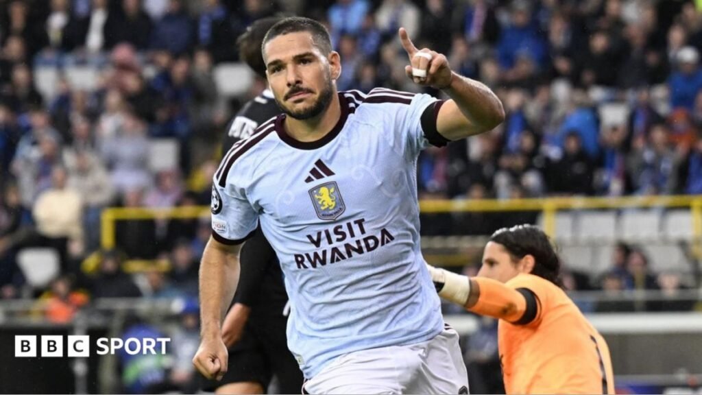 Aston Villa: Champions League victory in Brugge gives Villa lift-off with first win of season Emi Buendia and Joao Gomes