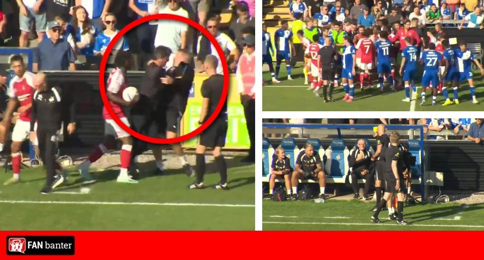 Bristol Rovers 1-0 Rotherham: Alex Bruce and Paul Raynor sent off over altercation Bristol Rovers 1-0 Rotherham: Alex Bruce and Paul Raynor sent off over altercation