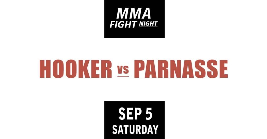 Dan Hooker vs Salahdine Parnasse full fight video UFC Fight Night 287 poster by ATBF