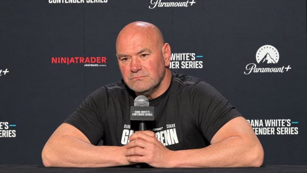 Image: Dana White Leaves Fury Joshua Accusation Unfinished