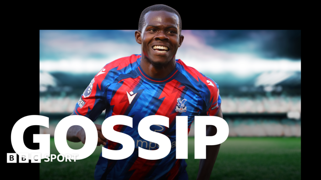 Football gossip: Mitchell, Garnacho, Rice, Wirtz, Jeng, Endrick, Dias, Vinicius Jr, Ward-Prowse A graphic of Premier League players from every team in the division in 2025-26 season, with the Premier League trophy in front of them.