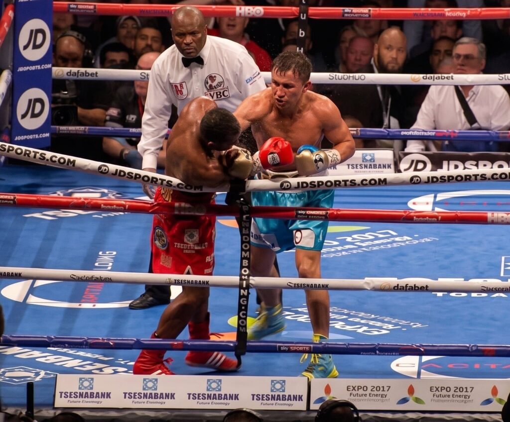 Gennadiy Golovkin Breaks Kell Brook Image: Ten Years Later: Gennadiy Golovkin Breaks Kell Brook