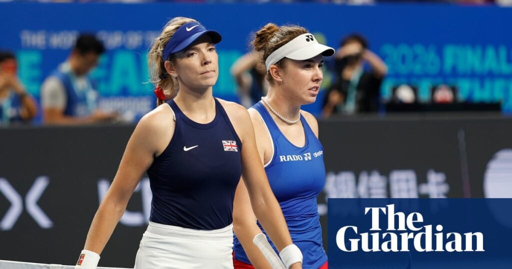 Great Britain exit Billie Jean King Cup after Czechia triumph in quarter-finals | Billie Jean King Cup Great Britain exit Billie Jean King Cup after Czechia triumph in quarter-finals | Billie Jean King Cup
