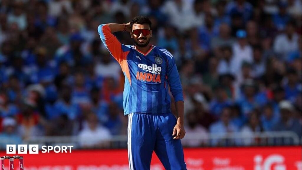 Japan v India: Visitors avoid shock defeat after controversial wide is overturned India bowler Axar Patel