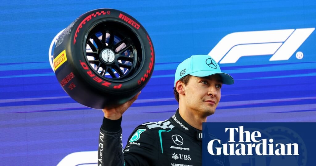 Kimi Antonelli hits wall as George Russell takes F1 Azerbaijan GP pole | Formula One 2026 Kimi Antonelli hits wall as George Russell takes F1 Azerbaijan GP pole | Formula One 2026