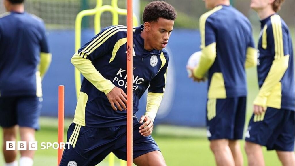 Leicester midfielder Louis Page