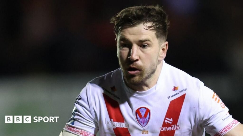 Mark Percival: St Helens and England centre to retire at the end of the season Mark Percival in action for St Helens