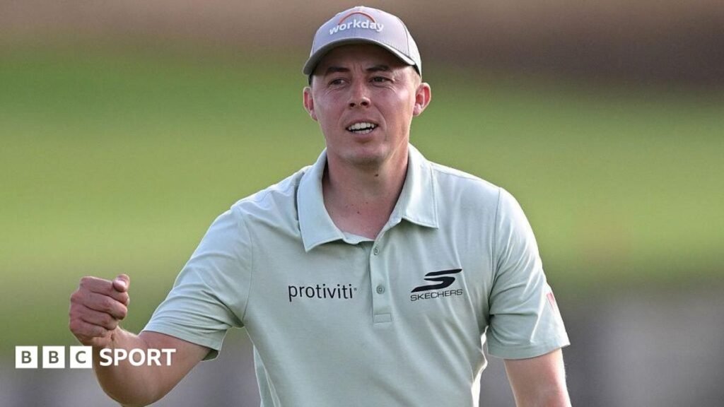 Matt Fitzpatrick wins French Open for fourth title of season Matthew Fitzpatrick celebrating his win at the 18th green