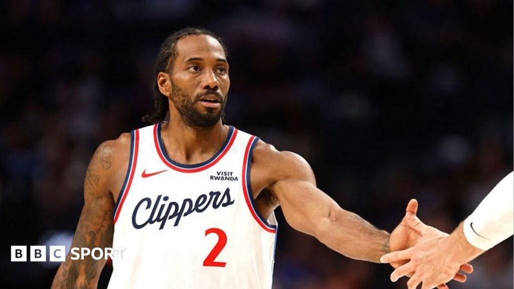 NBA: Los Angeles clippers fined $30m over Kawhi Leonard scandal Kawhi Leonard in action for the LA Clippers