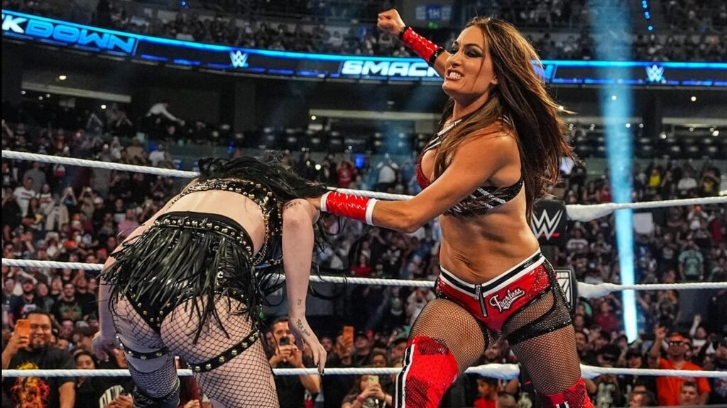 Nikki Bella Comments On WWE SmackDown Match With Paige, Thought They’d Be On A PLE Nikki Bella Comments On WWE SmackDown Match With Paige, Thought They'd Be On A PLE